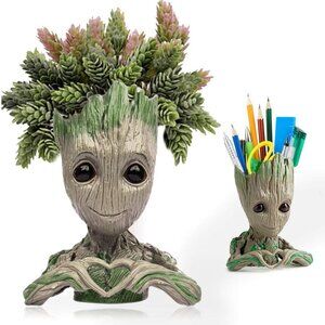 Baby Groot Flowerpot Tree Man Planter Flower Pot with Drainage